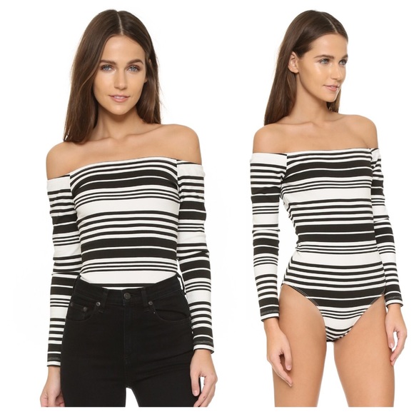 Capulet Tops - CAPULET Off-the-Shoulder long sleeve bodysuit